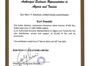 Sole Distributor Certificate_Algeria__Tunisia 2023-2025